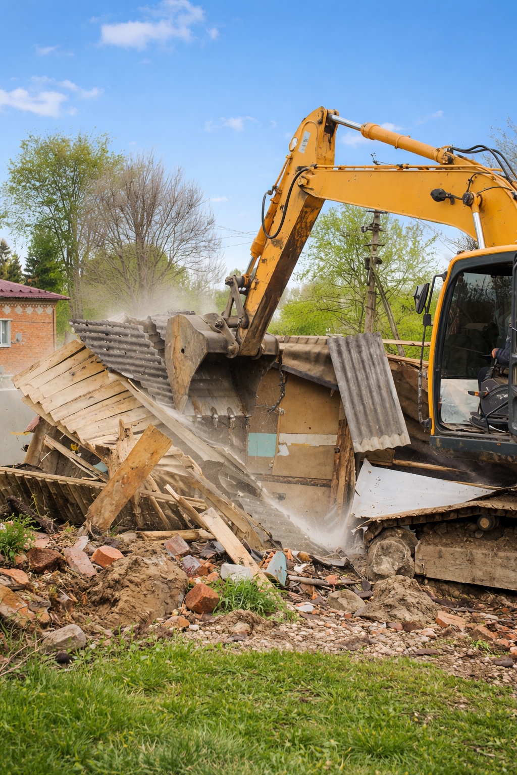Démolition et terrassement dans le Perche, Nogent-le-Rotrou